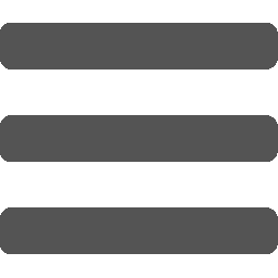 Menu icon ("hamburger" icon) featuring three horizonal lines. 