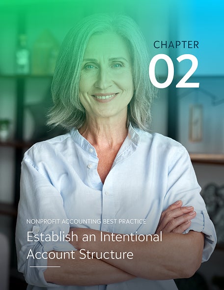 Cover page for chapter 2 - establish an intentional account structure.
